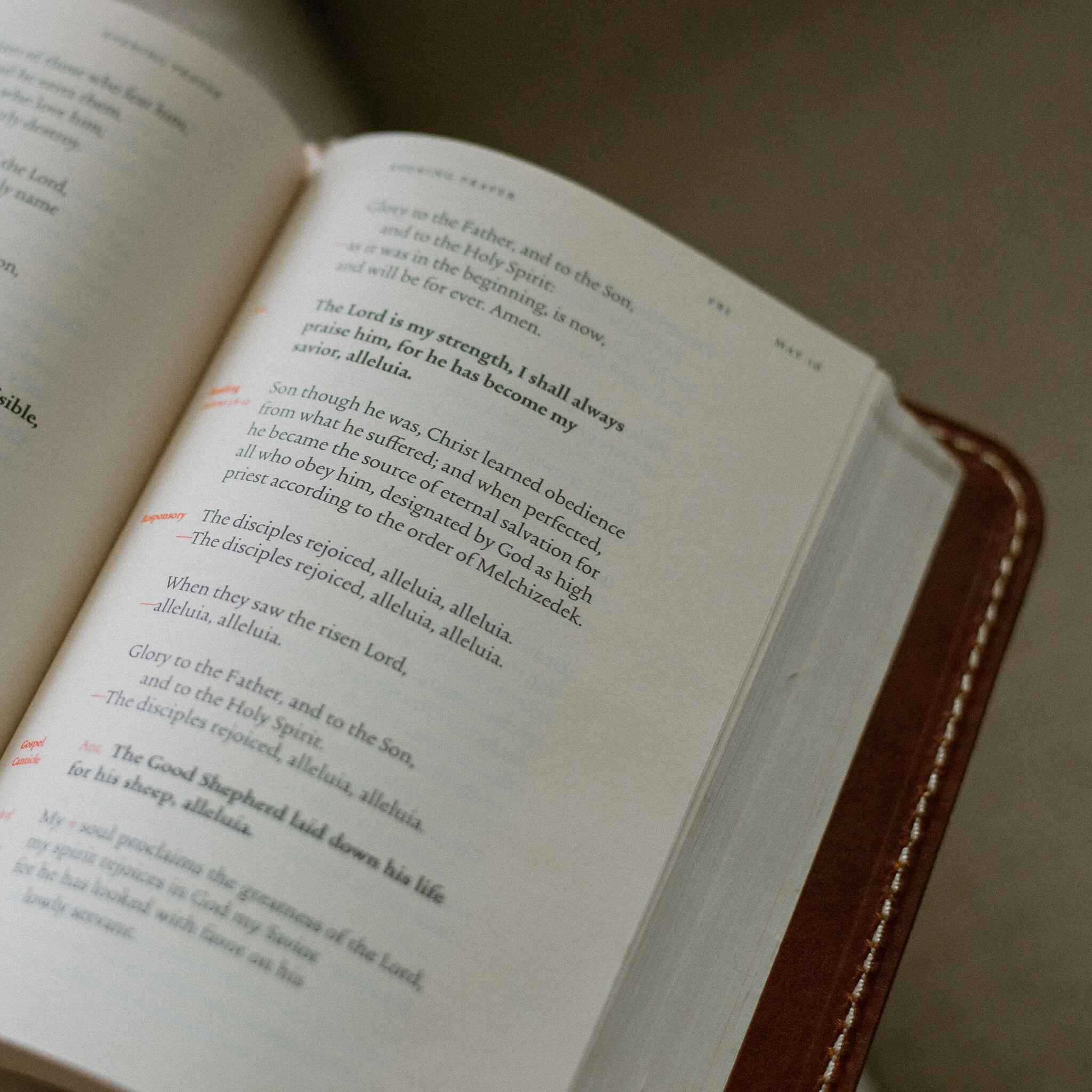 Leather Cover for the Liturgy of the Hours Booklets - Image 6
