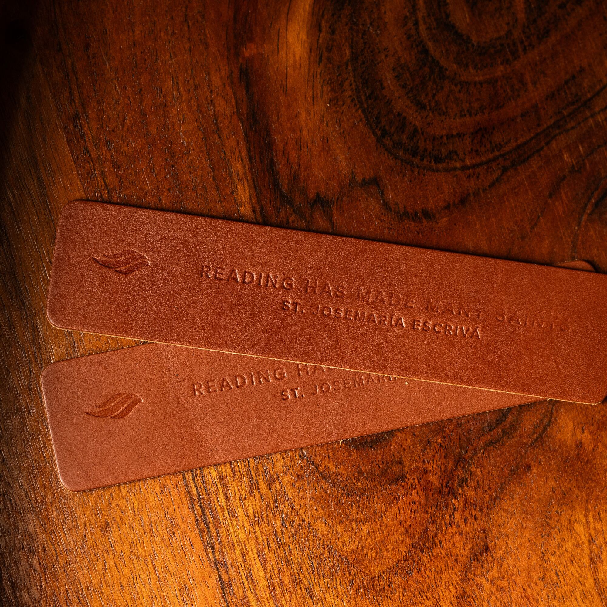 Word on Fire Leather Bookmark - Image 3